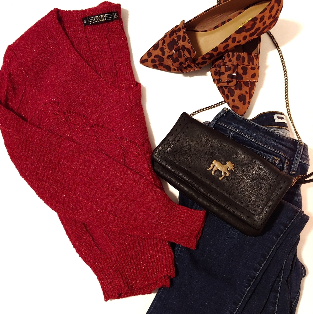 Vintage red sweater